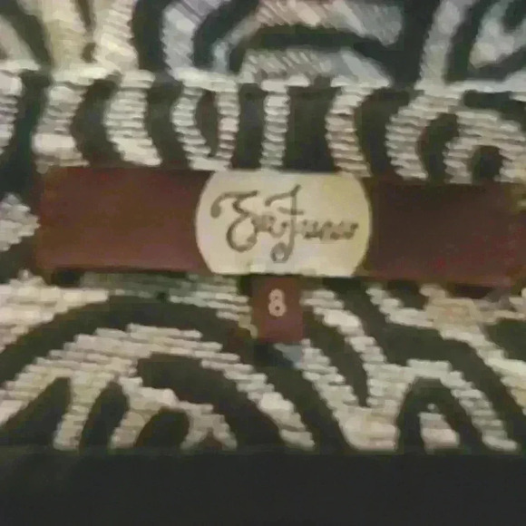 Eva Franco Blk & White Bubble Skirt Sz 8 - Picture 6 of 7